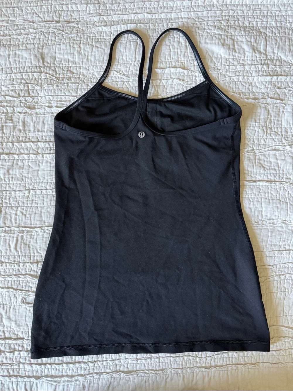 lululemon athletica Black Double-Strap Performance Tank